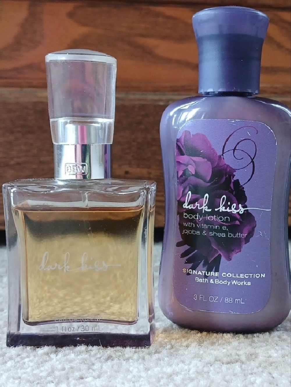 Bath & Body Works Dark Kiss  Fragrance & Lotion Duo